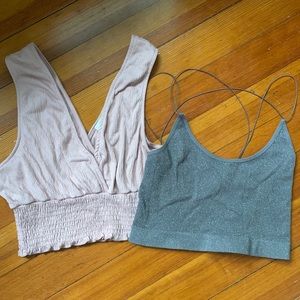 Two Urban Outfitters Crop Tops